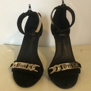 Jeffrey Campbell Malice ‘F*ck Off' Heels size 6.5